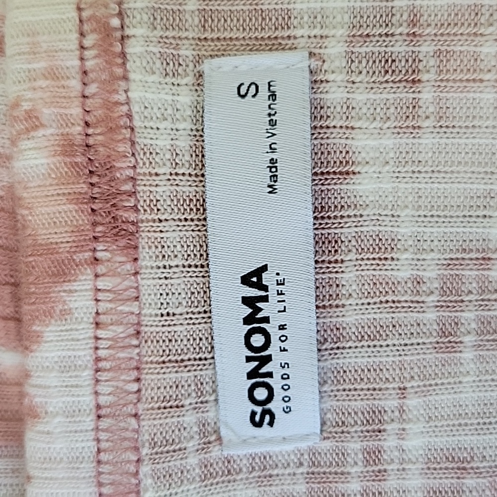 Sonoma V-Neck Pullover with drawstring at waist (S) - Picture 3 of 3